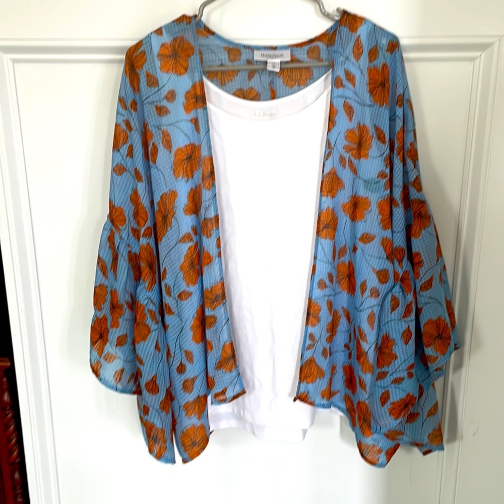 Maternity kimono cardigan